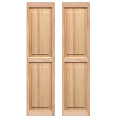 Pinecroft Pinecroft SHP51 Exterior Raised Panel Shutters 15 x 51 in. SHP51
